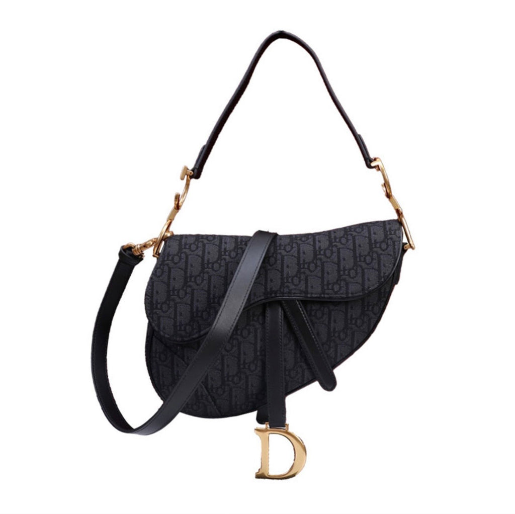 Christian Dior Saddle Bag — Oblique Monogram Canvas