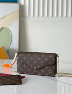 Louis Vuitton Félicie Pochette — Monogram Canvas Shoulder Bag