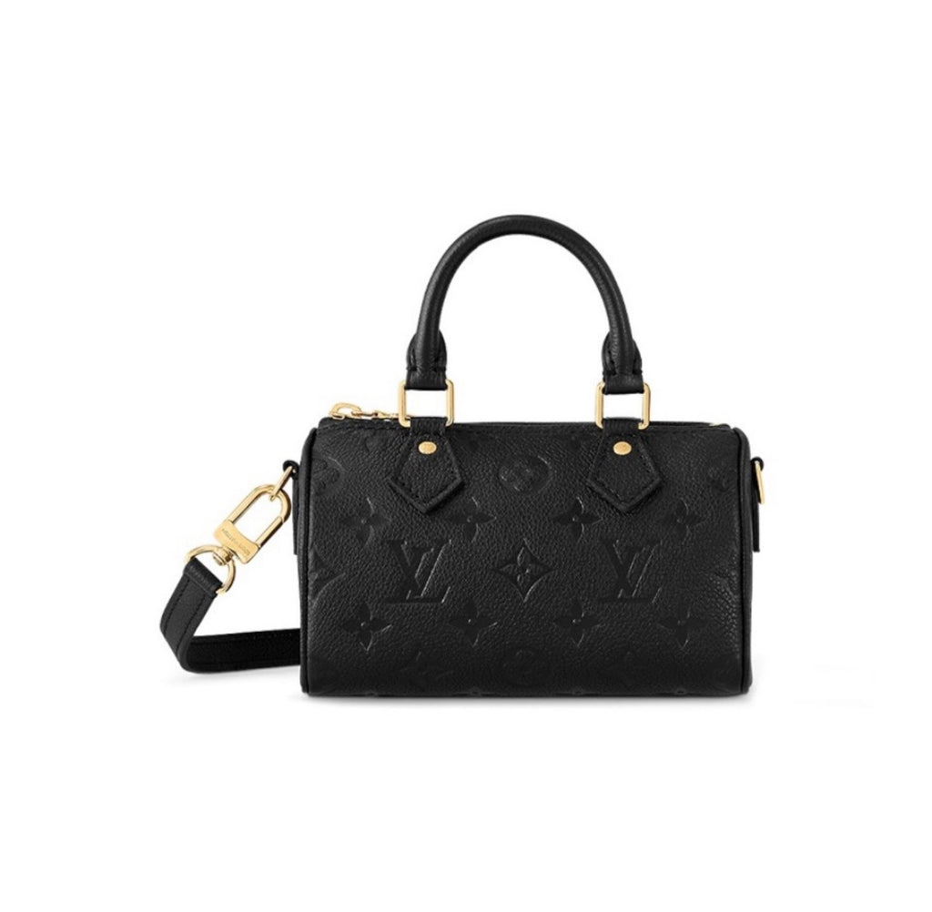 Louis Vuitton Nano Speedy — Monogram Canvas Mini Shoulder Bag