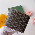 Goyard Victoire Card Holder — Goyardine Canvas & Leather Wallet