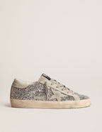 Title  Golden Goose Super-Star Sneakers – Silver Glitter, White Star & Heel
